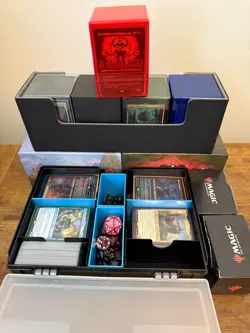 Magic The Gathering Commander Lot | 9 Decks + Random Bulk + Accessories and More - Image 1