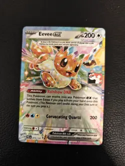 Pokemon TCG - Eevee ex 075/131 Play Stamped Prize Pack Series 7 Holo - Image 1