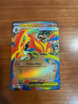 MEGA EMBOAR EX 035 HOLO P ME: MEGA EVOLUTION PROMO POKEMON NM - Image 1