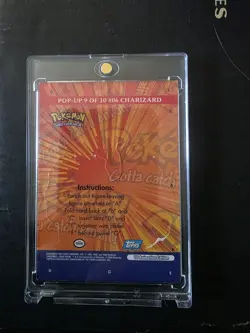 Charizard #9 OF 10 - POP-UP - 2000 Topps Pokemon TV Animation Series 3 - Image 2