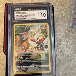 CGC 10 Galarian Zapdos SWSH283 Sword & Shield Promo 2023 English Holo - Image 1