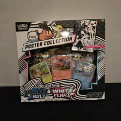 Pokemon Scarlet & Violet Black Bolt & White Flare Unova Poster Collection Box - Image 1