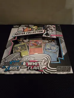 Pokemon Scarlet & Violet Black Bolt & White Flare Unova Poster Collection Box - Image 4
