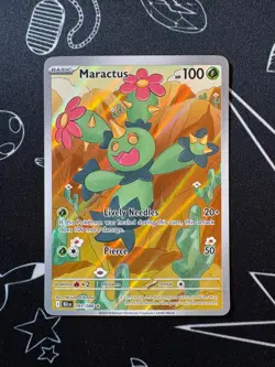 Maractus 093/086 Pokemon TCG Black Bolt Illustration Rare English - Image 1