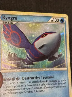 Kyogre 12/95 Pokemon Call of Legends Holo Rare 2011 English MP - Image 2