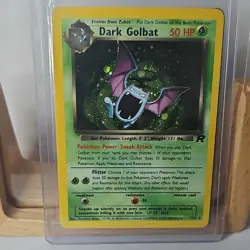 Pokemon TCG Dark Golbat Team Rocket Holo Rare 7/82 2000 Unlimited NM - Image 1