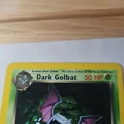 Pokemon TCG Dark Golbat Team Rocket Holo Rare 7/82 2000 Unlimited NM - Image 3