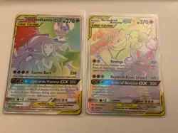Pokemon GX Rainbow Rare Tag Team lot Alt Art English - Image 1