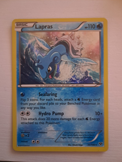 Pokemon TCG Lapras XY Base Set 35/146 Holo Rare NM - Image 1