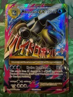 POKEMON TCG M Blastoise EX (Full Art) 102/108 Evolutions Holo - Image 1