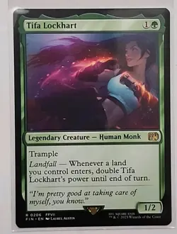 Mtg - Tifa Lockhart - FINAL FANTASY (FIN) - NM - Rare- Nonfoil - Image 1
