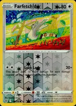 Farfetch'd 115/172 Common Brilliant Stars Pokemon Reverse Holo NM - Image 1