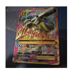M Blastoise EX Ultra Rare Full Art Holo Evolutions English Mega 220 HP 102/108 - Image 1