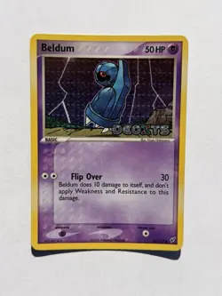 Beldum - 55/107 EX Deoxys 2005 - Stamped Reverse Holo - Pokemon TCG - Image 1