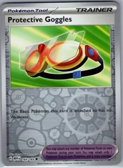 Protective Goggles 164/165 Reverse Holo Scarlet & Violet 151 - Pokemon - NM - Image 1