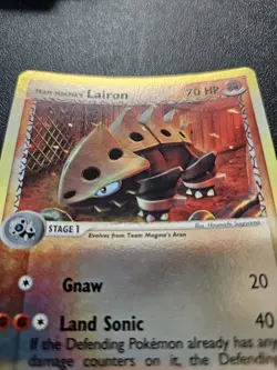 Pokemon Team Magma vs Team Aqua Team Magma's Lairon Reverse Holo 36/95 NEAR MINT - Image 3