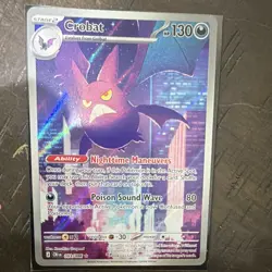 Crobat Chilling Reign 093/198 2021 Rare Holo Stage 2 HP 130 - Image 1