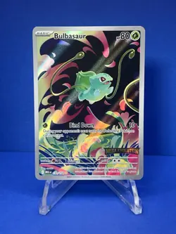 Pokemon TCG Bulbasaur Stamped Promo Mega Evolution 133/132 - Image 1