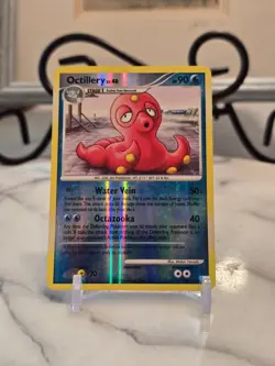 Pokemon TCG Octillery 58/127 Platinum Reverse Holo LP - Image 1
