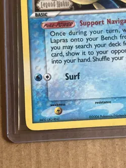 Pokemon Lapras 8/92 Legend Maker Holo Rare - Image 4