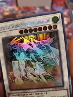 Crystal Wing Synchro Dragon (Ghost Rare) GFTP-EN130 Ghosts from the Past 1st... - Image 2