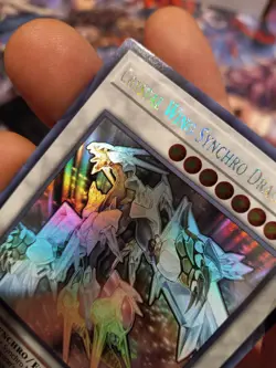 Crystal Wing Synchro Dragon (Ghost Rare) GFTP-EN130 Ghosts from the Past 1st... - Image 3