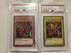 💎Yu-Gi-Oh! - Slifer, Ra God Set - LC01-EN001-3 - PSA 10 - GEM MINT💎 - Image 1