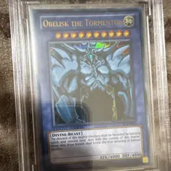 Yu-Gi-Oh! Obelisk the Tormentor LC01-EN001 Beckett Graded 10 - Image 3