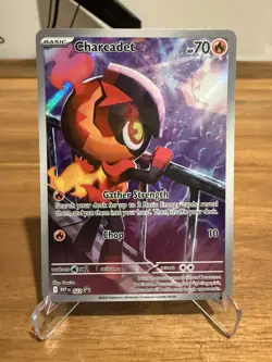 Pokemon Card Charcadet 022 Black Star Promo Phantasmal Flames NM - Image 1