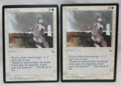 HOLY LIGHT X2 MAGIC THE GATHERING THE DARK 1994 VINTAGE MTG CARD #421 - Image 2