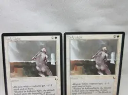 HOLY LIGHT X2 MAGIC THE GATHERING THE DARK 1994 VINTAGE MTG CARD #421 - Image 3