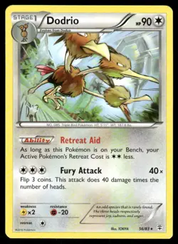 Pokemon Cards Dodrio 56/83 Generations Rare NM - Image 1