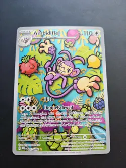 Pokemon Karte Ambidiffel - Illustration Rare 107/094 - Fatale Flammen - DE/NM - Image 1