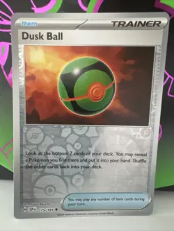 Pokemon DUSK BALL 175/191 Surging Sparks Reverse Holo Card NM - Image 1