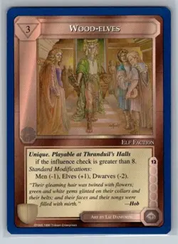 Wood-Elves NM Unlimited The Wizards Middle Earth CCG LoTR - Image 1