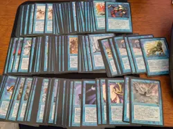 MTG 174-card Blue lot - Ice Age - Reality Twist/Deflection/Musician - NM/LP - Image 1