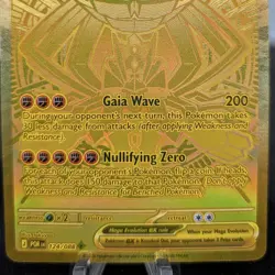 Pokemon Mega Zygarde ex 124/088 Gold Hyper Rare Perfect Order NM Fresh ✨ - Image 2