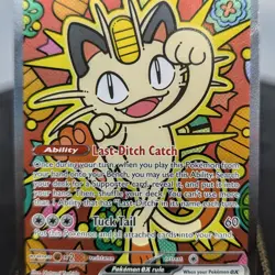 Pokemon Meowth ex 121/088 Perfect Order Special Illustration SIR NM/MINT ⭐ - Image 2