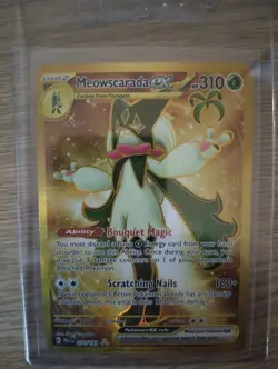 Pokemon TCG Meowscarada EX 271/193 Sv02: Paldea Evolved Holo Hyper Rare - Image 2