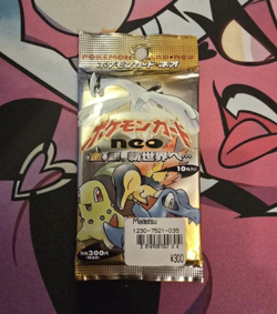 Pokemon Neo Genesis Japanese Booster Pack - Image 1