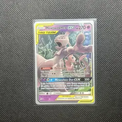Pokemon Mewtwo & Mew GX TAG TEAM Ultra Rare 71/236 World Championship 2019 NM - Image 1