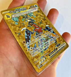 Garchomp ex Golden 260/182 SV04: Paradox Rift Holo Awesome Dragon Pokemon Card - Image 3