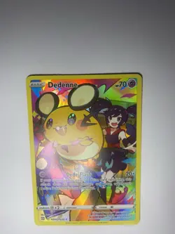 POKEMON TCG DEDENNE TG07/TG30 BRILLIANT STARS TRAINER GALLERY SWSH RARE NM - Image 3