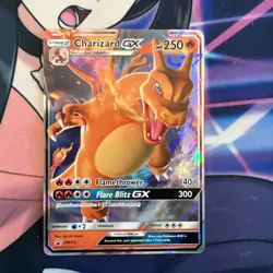 Pokemon TCG Charizard GX SM Black Star Promo Holo Card SM211 - Image 1