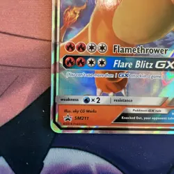 Pokemon TCG Charizard GX SM Black Star Promo Holo Card SM211 - Image 4