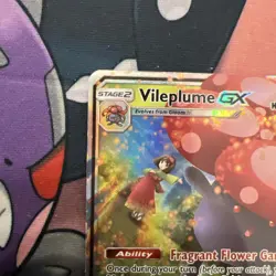 Pokemon Vileplume GX Ultra Rare TCG Card SM Cosmic Eclipse 4/236 - Image 3