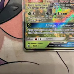 Pokemon Vileplume GX Ultra Rare TCG Card SM Cosmic Eclipse 4/236 - Image 4