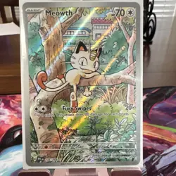 Pokemon 12 Card Lot English Foil Full Art Meowth Mega Sharpedo EX SV - Image 1