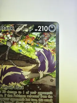 2022 Pokemon TCG Skuntank V 181/195 Silver Tempest Full Art Ultra Rare NM - Image 3