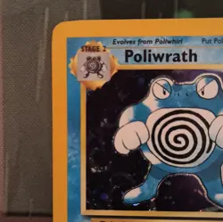 The Pokemon Company Poliwrath 015/130 Base Set 2 Holo Rare 90 HP Stage 2 EN - Image 3